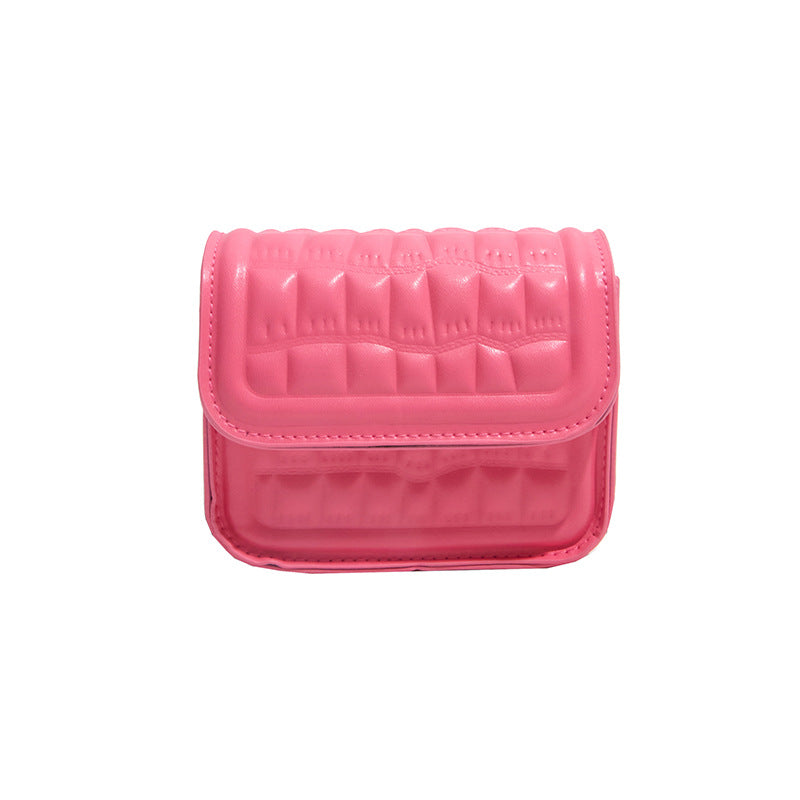 Textured Quilted Mini Crossbody Bag