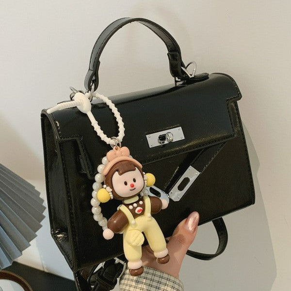Women Mini Handbag with Cute Pendant North Bags