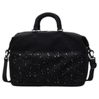 Elegant Sports Bag with Sparkling Star Pattern