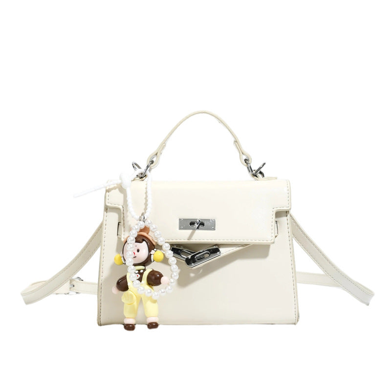 Women Mini Handbag with Cute Pendant North Bags