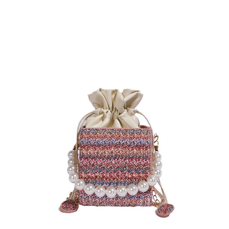 Stylish Textured Mini Handbag