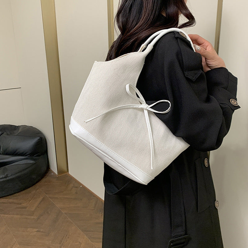 Stylish Bow Detail Mini Handbag