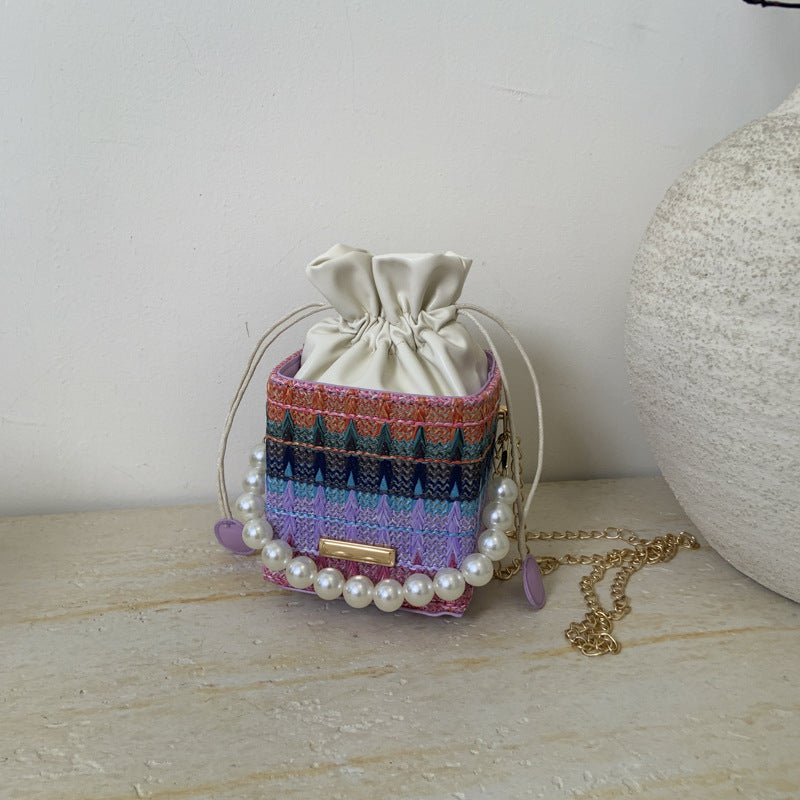 Charming Mini Drawstring Shoulder Bag