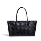 Woven Leather Tote Bag