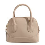 Ladies mini handbag with structured synthetic leather