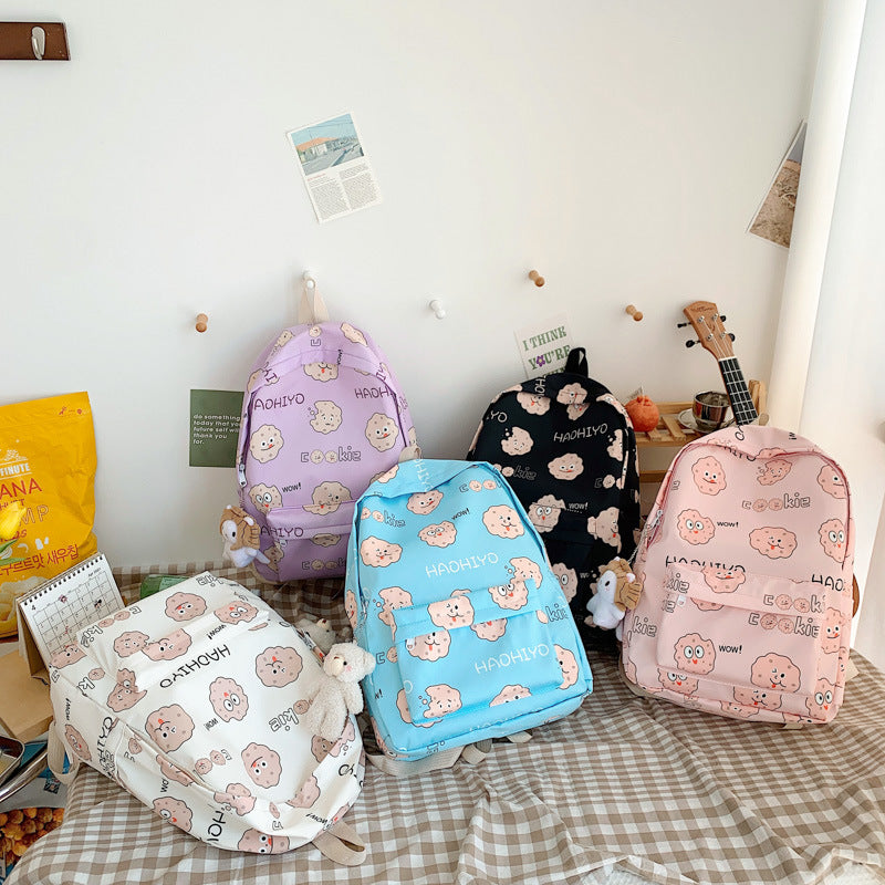 Backpack with Cute Cookie Design