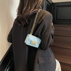 Ladies Mini Handbag with Elegant Metal Accents