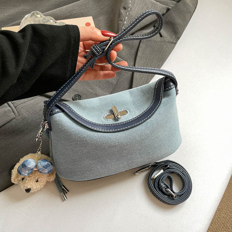 Stylish Soft Fabric Crossbody Handbag
