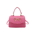 Mini Handbag with Elegant Bow Decoration