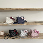 Mini Handbag with Chic Bow Accent