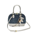 Women’s mini handbag with animal pendant and fashionable denim Nord bags