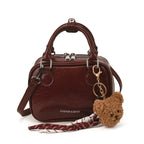Women Mini Handbag with Cute Pendant