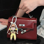Women Mini Handbag with Cute Pendant North Bags