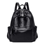 Structured Leather Backpack