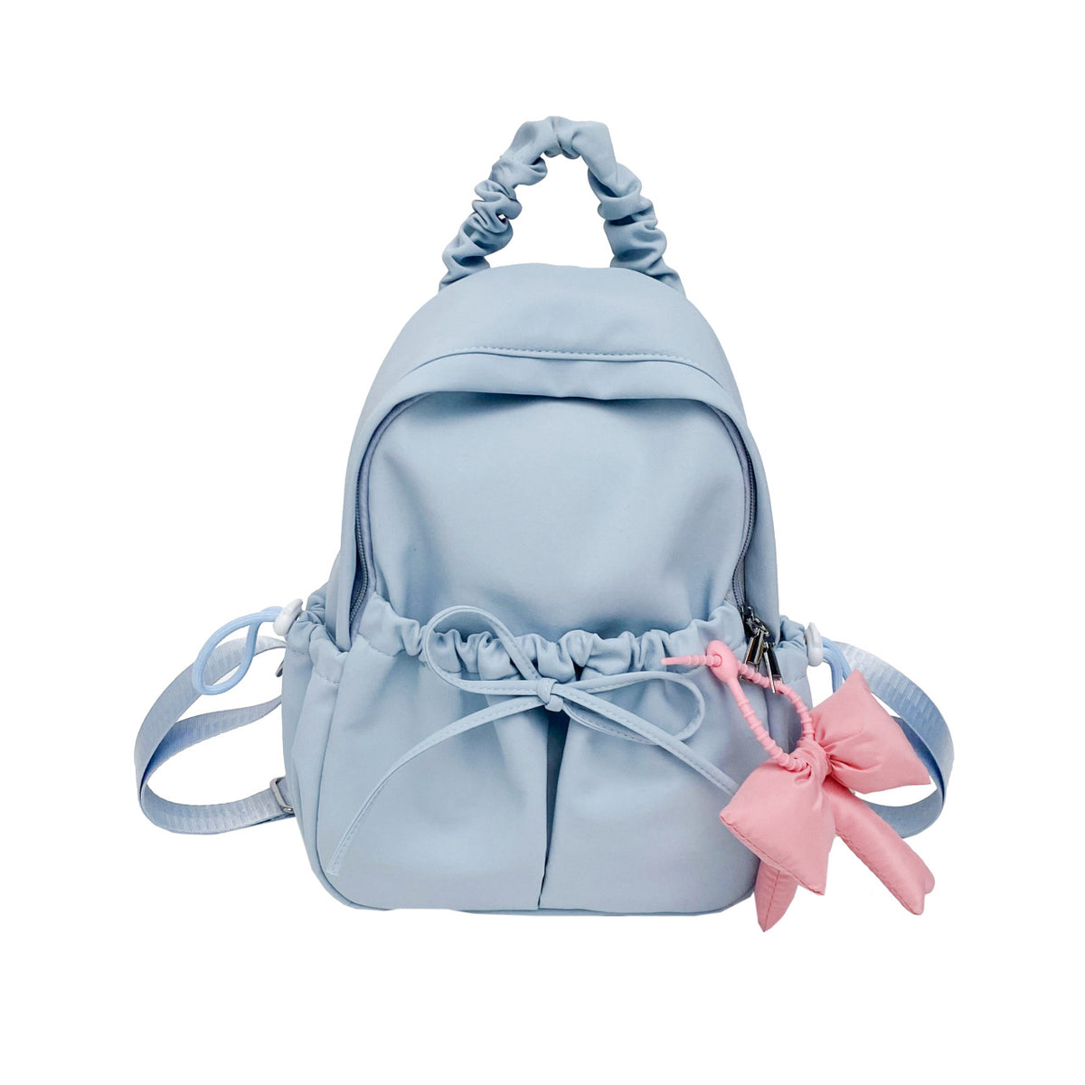 Fashionable backpack with playful details