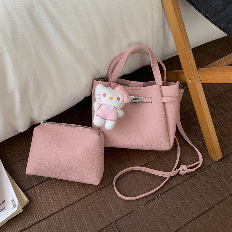 Women’s Mini Handbag with Removable Cosmetic Pouch