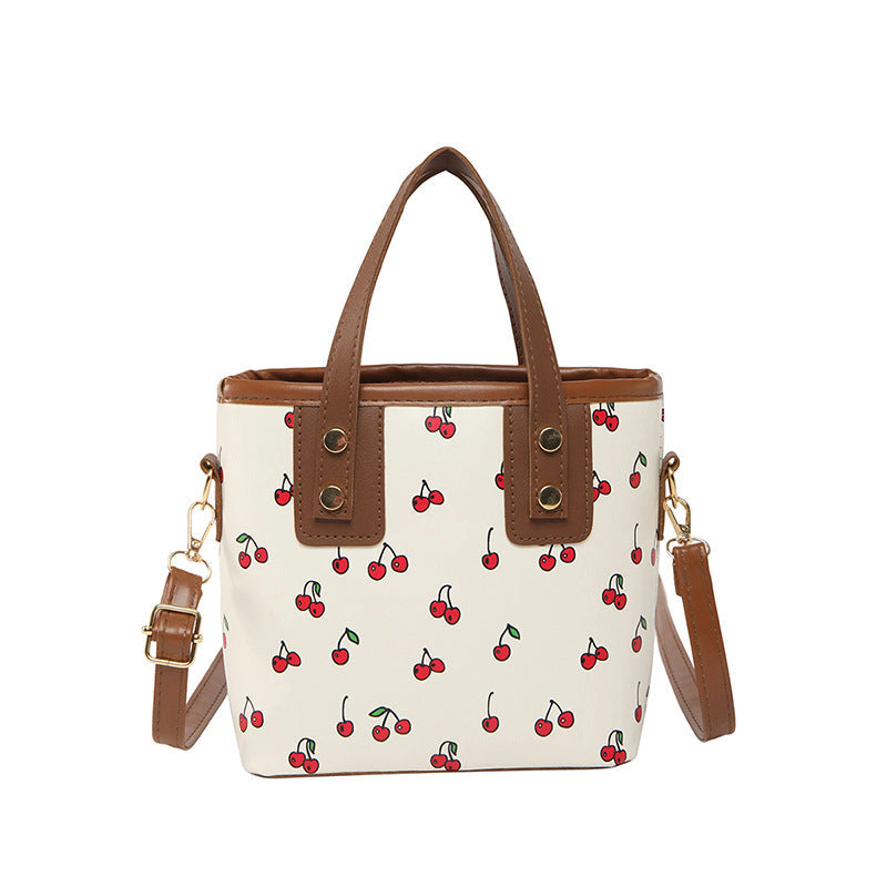 Mini Handbag with Fruity Cherry Design