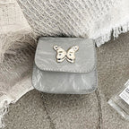 Stylish Butterfly Closure Mini Handbag