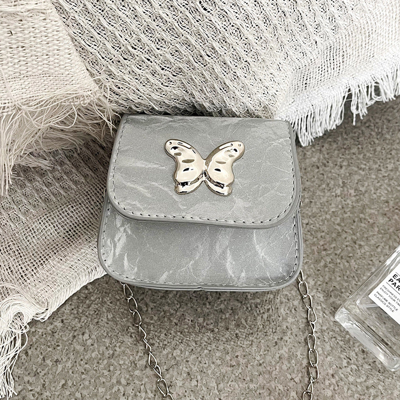 Stylish Butterfly Closure Mini Handbag