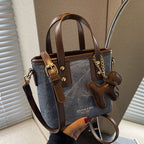 mini handbag with removable pendant