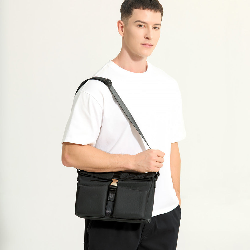 Versatile Dual-Pocket Crossbody Bag