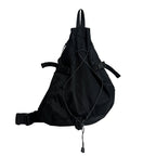Sporty sling backpack with adjustable straps and practical organizer
