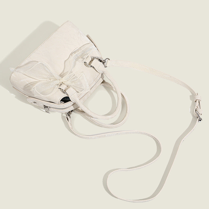 Mini-Handbag with Playful Bow Accent