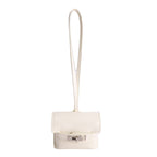 mini handbag made of high-quality synthetic leather with playful closure