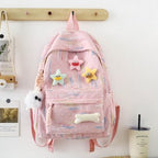 Backpack Made of High-Quality, Colorful Material with Playful Applications