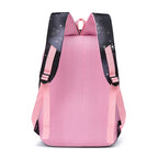 School backpack with breathable back panel and adjustable shoulder straps