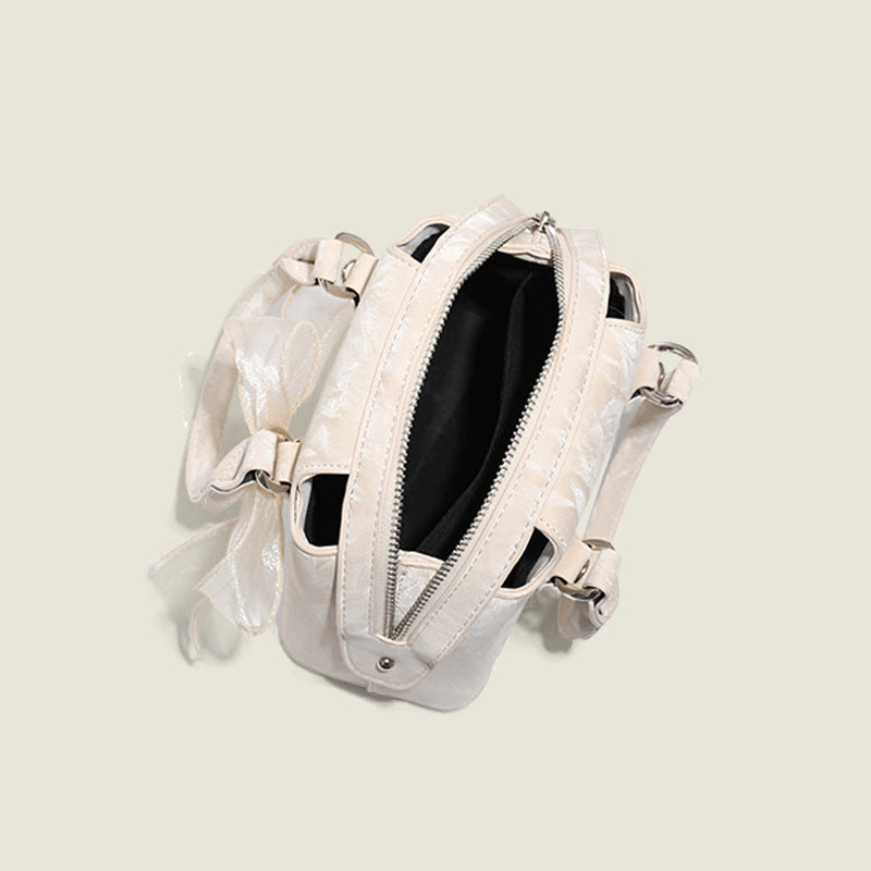 Mini-Handbag with Playful Bow Accent