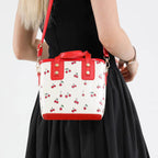 Mini Handbag with Fruity Cherry Design