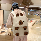 Backpack with Cute Animal Motif