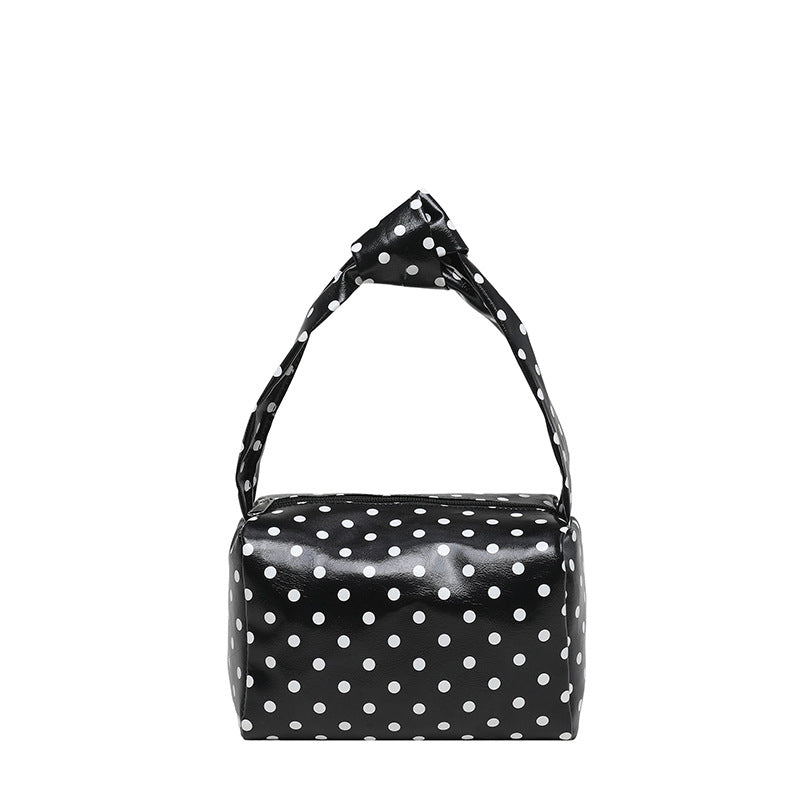 Chic Polka Dot Mini Handbag