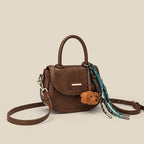 mini handbag with playful detail and high-quality synthetic leather
