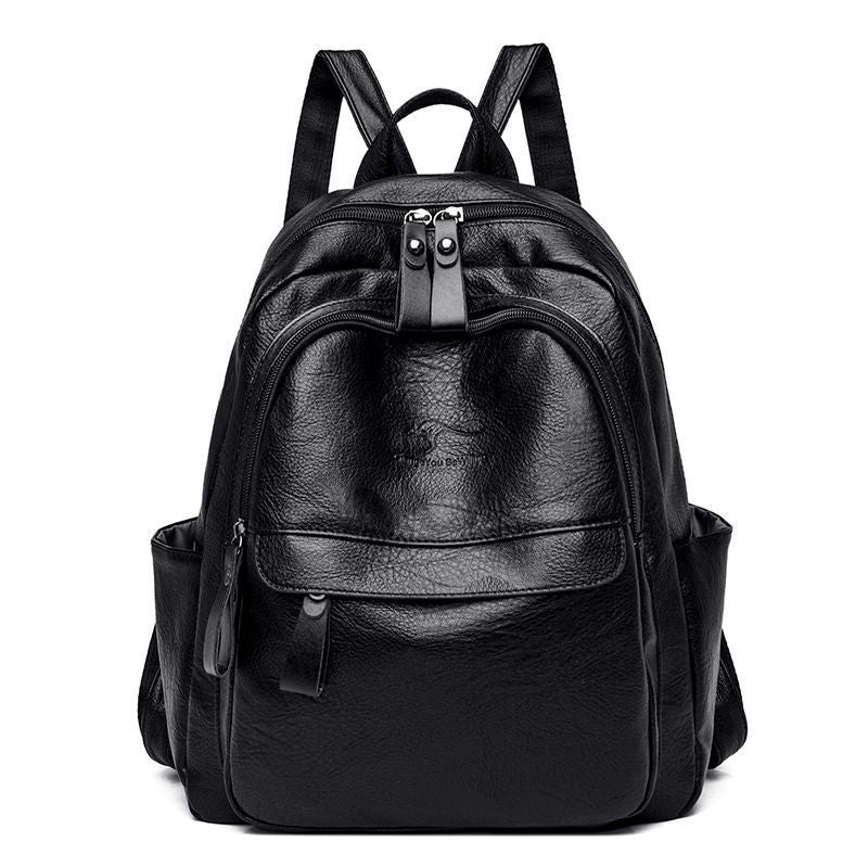Structured Leather Backpack