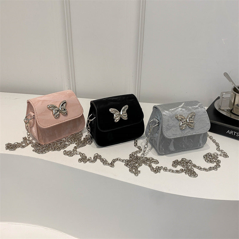 Mini Handbag with Butterfly Detail