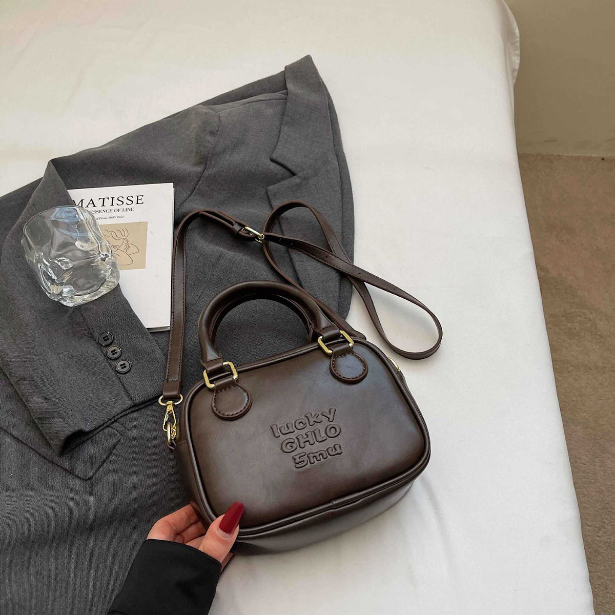 Sleek Structured Mini Shoulder Bag