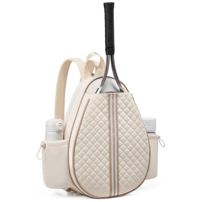 Premium Quilted Tennis Racket Backpack