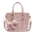 Mini Handbag with Playful Dog Pendant