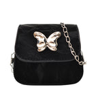 Stylish Butterfly Closure Mini Handbag