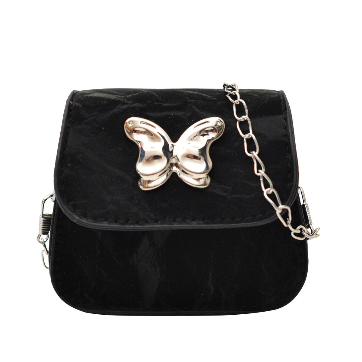 Stylish Butterfly Closure Mini Handbag