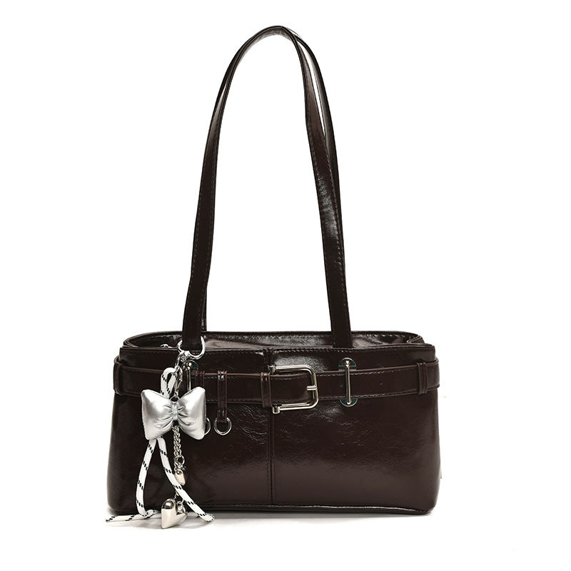 mini handbag with removable pendant