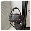 Playful Cherry Print Mini Handbag