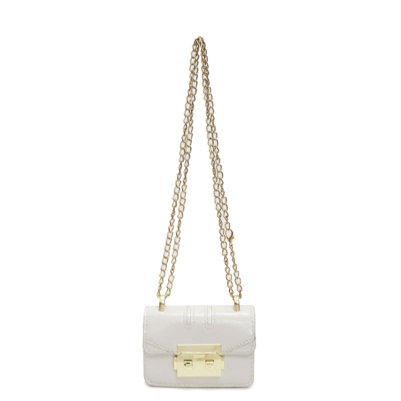 Ladies Mini Handbag with Elegant Metal Accents