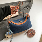 Stylish Soft Fabric Crossbody Handbag