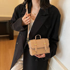 Women Mini Handbag with Textured Design and Removable Shoulder Strap