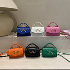 Mini Handbag with Elegant Bow Decoration