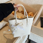 Ladies mini handbag with detachable shoulder strap
