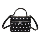 Women’s mini handbag with playful design and elegant accents